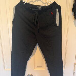 Polo Sport Ralph Lauren Lounge Jogger Sleepwear Men Pants Black 100% SoftCotton